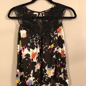Lily white sleeveless top